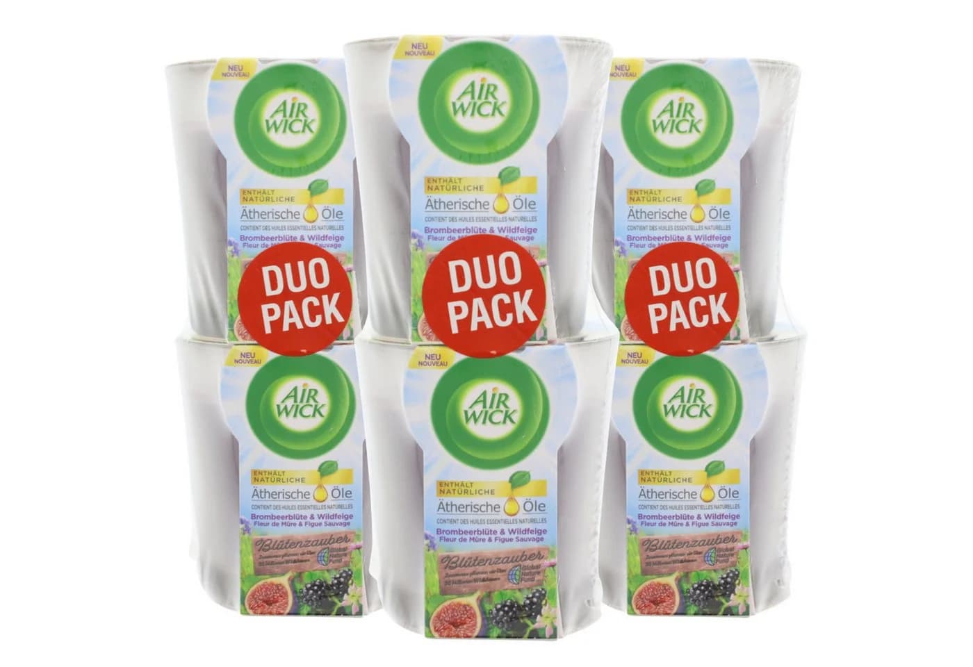 Air Wick Duftkerze 3x Duo Pack Brombeerblüte & Wildfeige - Bild 2
