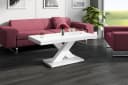 designimpex Couchtisch H-888 Weiß Hochglanz Bild 1