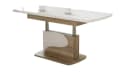 designimpex Couchtisch DA-111 weiß höhenverstellbar ausziehbar Bild 2