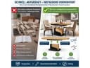 designimpex Couchtisch DA-111 weiß höhenverstellbar ausziehbar Bild 4