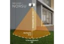 SSC-LUXon NORSU LED Wandstrahler Schwarz Bewegungsmelder IP65 Bild 4