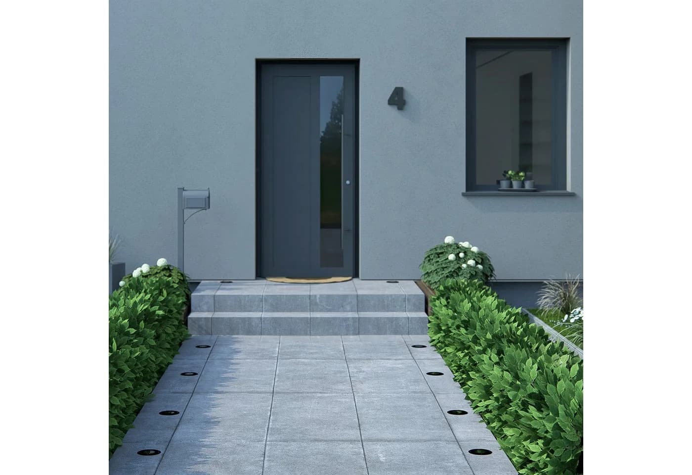 SSC-LUXon LED Gartenstrahler KALPA Bodeneinbauleuchte rund schwarz - Bild 4