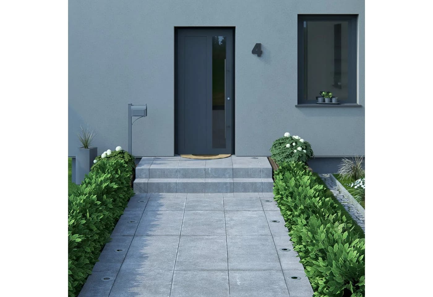 SSC-LUXon LED Gartenstrahler KALPA rund silber IP67 - Bild 4