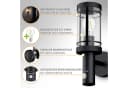 SSC-LUXon LED Außen-Wandleuchte MOVI Schwarz mit Bewegungsmelder IP44 Bild 3
