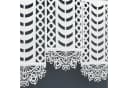 Gardinen by Justyna Schiebegardine 3er Paneel Set Transparent Polyester Bild 4