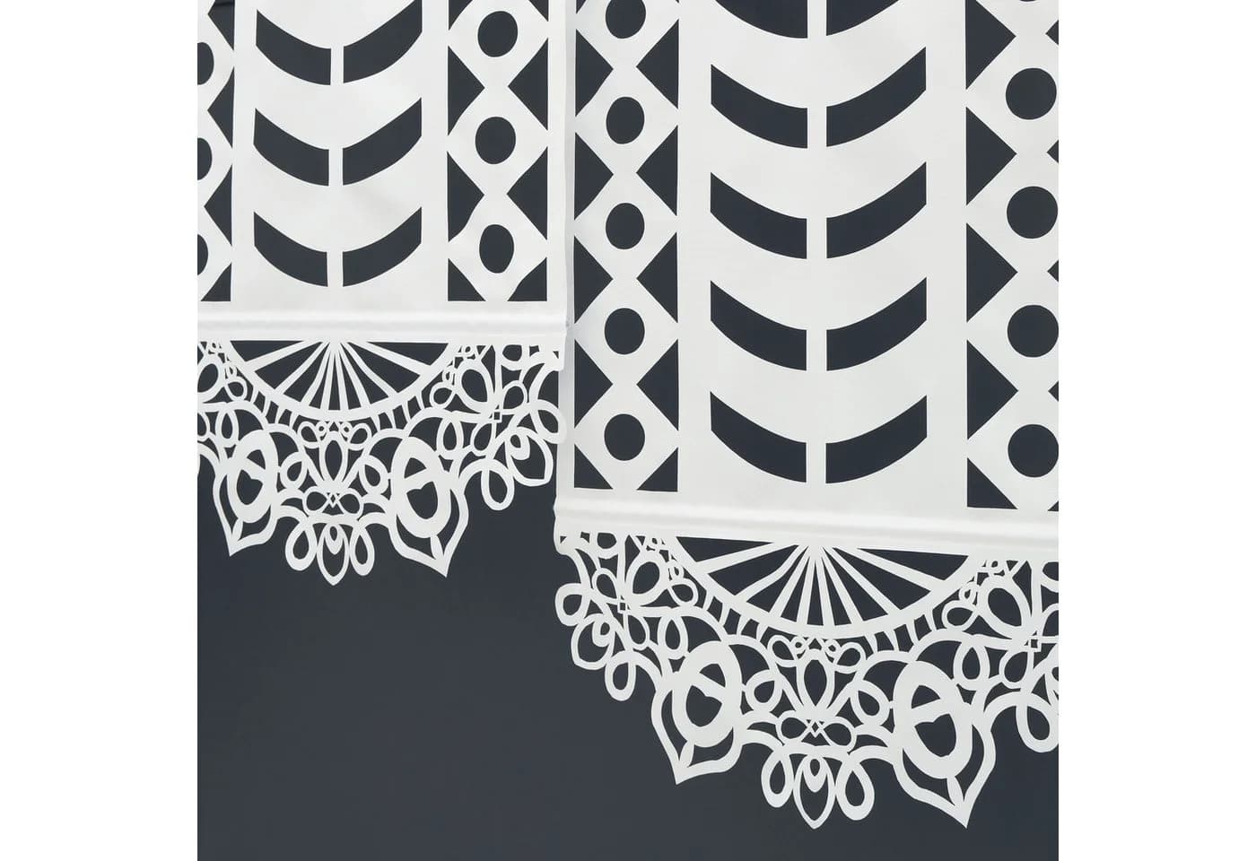 Gardinen by Justyna Schiebegardine 3er Paneel Set Transparent Polyester - Bild 5