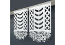 Gardinen by Justyna Schiebegardine 2er Set Transparent Polyester Laser Bild 3