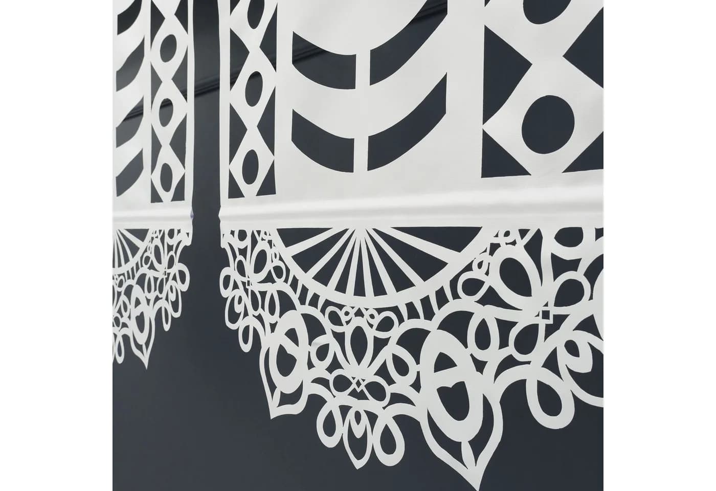 Gardinen by Justyna Schiebegardine 2er Set Transparent Polyester Laser - Bild 4