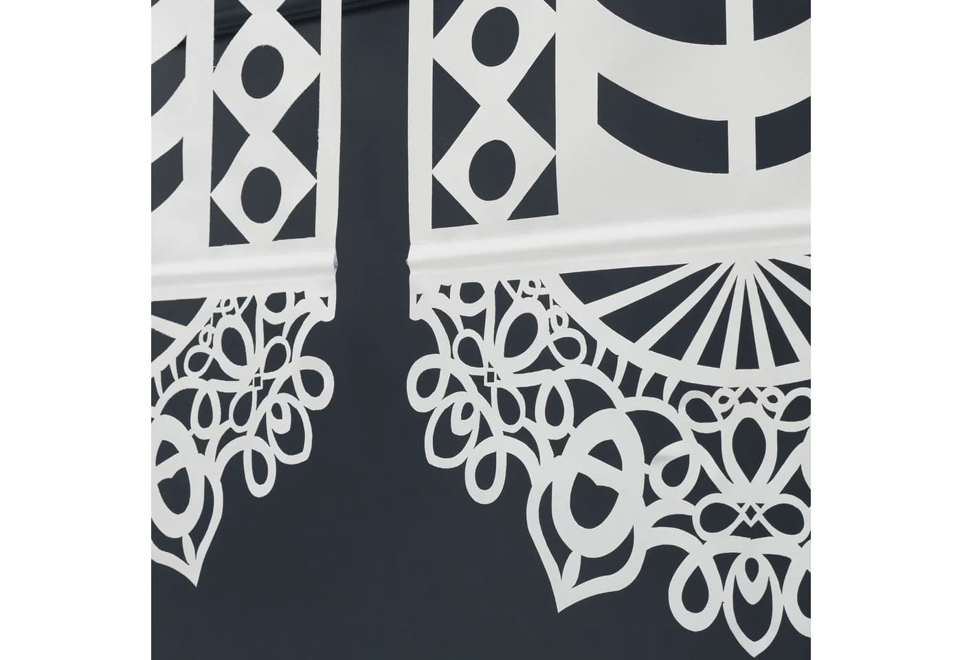 Gardinen by Justyna Schiebegardine 2er Set Transparent Polyester Laser - Bild 5