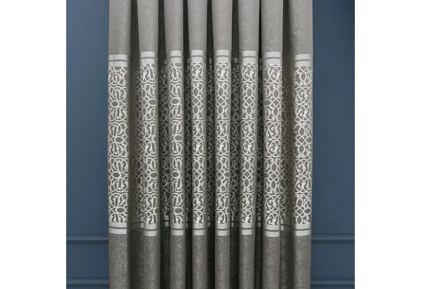 Gardinen by Justyna Vorhang Set Braun Verdunkelnd Kräuselband 4 Teile - Bild 5