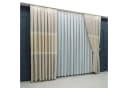 Gardinen by Justyna Vorhang Komplett-Set Beige – Falten mit Store (5 St) Bild 5