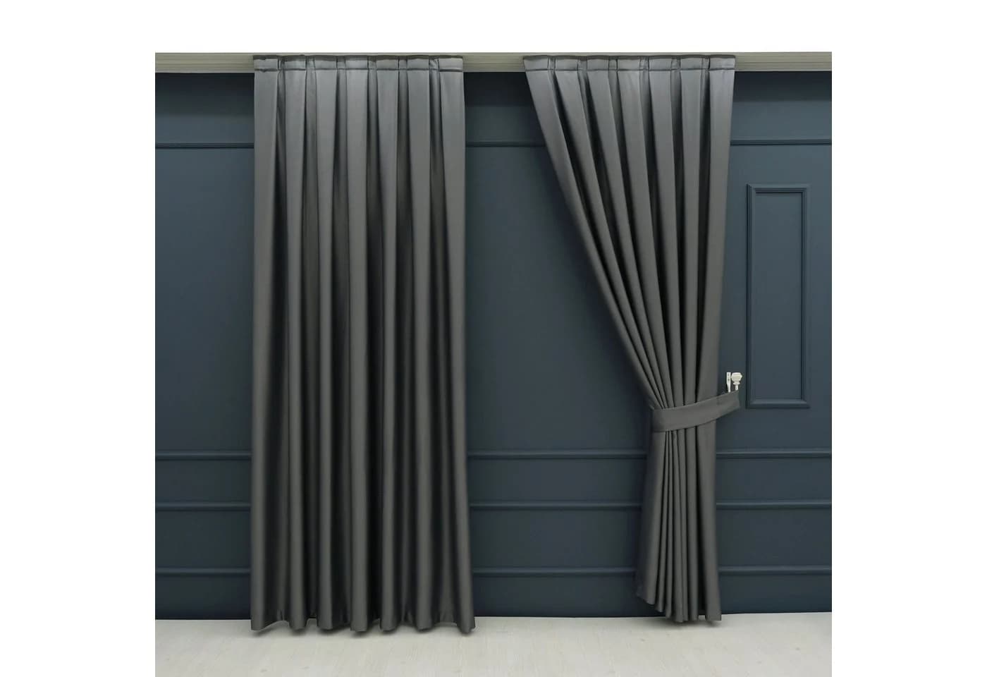 Gardinen by Justyna Vorhang 2er Seiten Schal Set Blackout, Verdunkelnd, Polyester - Bild 2