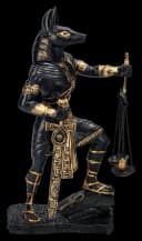 Figuren Shop GmbH Anubis Dekofigur mit Waage Schwarz Bild 1