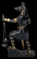Figuren Shop GmbH Anubis Dekofigur mit Waage Schwarz Bild 4