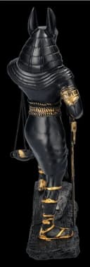 Figuren Shop GmbH Anubis Dekofigur mit Waage Schwarz Bild 5