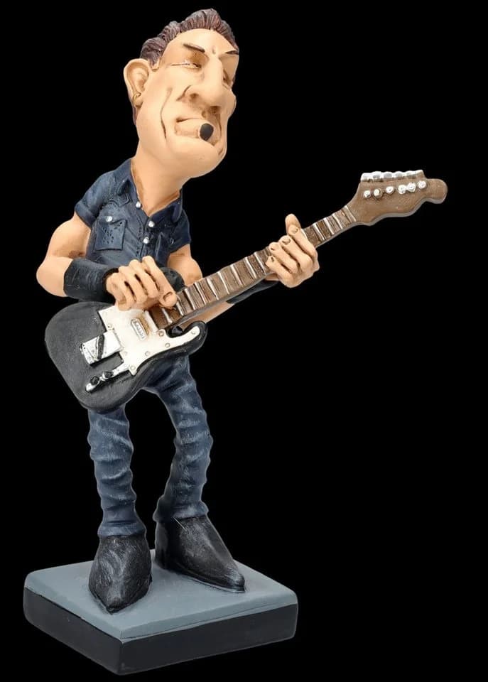 Figuren Shop GmbH Bruce Rockstar Karikatur Statue Dekofigur - Bild 3