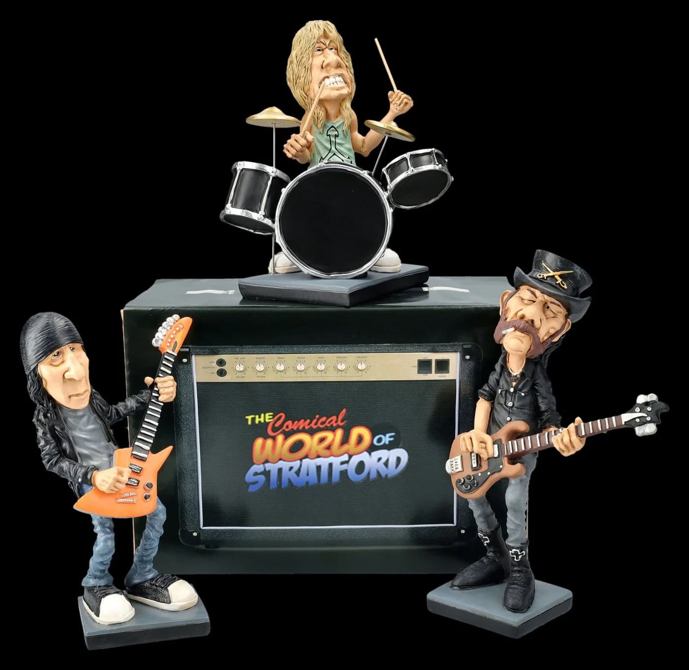 Figuren Shop GmbH Lemmy Karikatur Dekofigur Rock Metal 19 cm