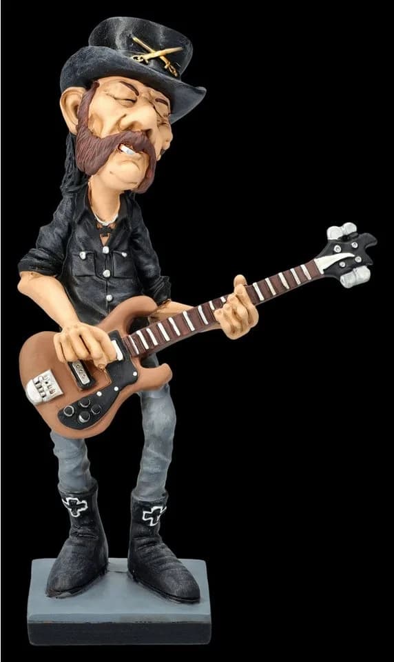 Figuren Shop GmbH Lemmy Karikatur Dekofigur Rock Metal 19 cm - Bild 3
