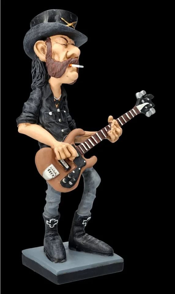 Figuren Shop GmbH Lemmy Karikatur Dekofigur Rock Metal 19 cm - Bild 4
