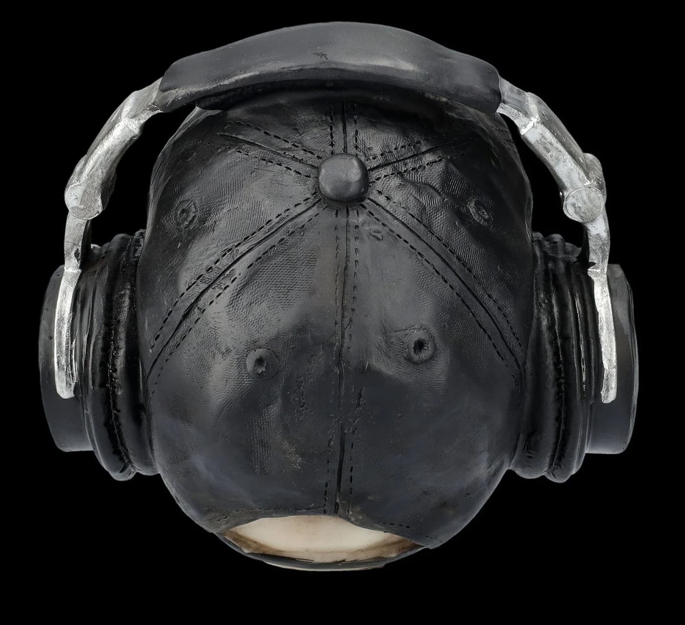 Figuren Shop GmbH Dekofigur Totenkopf mit Basecap und Kopfhörern Fantasy Gothic - Bild 4