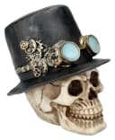 Figuren Shop GmbH Steampunk Totenkopf Dekofigur mit Zylinder Bild 2