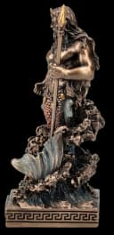 Poseidon Dekofigur Bronziert Kunststein 9cm Veronese Studio Bild 4