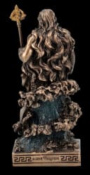 Poseidon Dekofigur Bronziert Kunststein 9cm Veronese Studio Bild 5