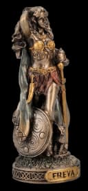 Figuren Shop GmbH Freya Statue Dekofigur Nordische Mythologie Bronze Bild 3