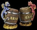 Figuren Shop GmbH Spardose 2er Set Bunte Drachen Fantasy Dekoration Bild 1