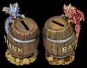 Figuren Shop GmbH Spardose 2er Set Bunte Drachen Fantasy Dekoration Bild 5