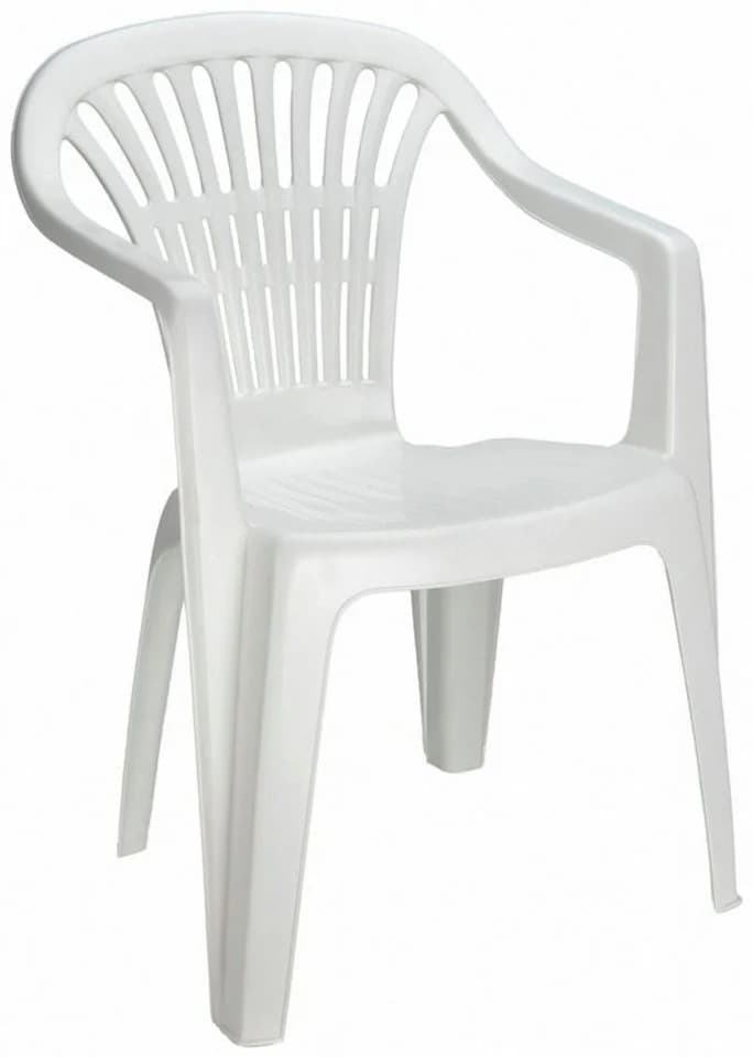 Progarden Bistrostuhl Weiß 6er Set Kunststoff UV-beständig - Bild 3