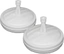 Progarden Kunststoff-Schirmständer 2er Set Weiß Ø 19-32 mm Bild 2