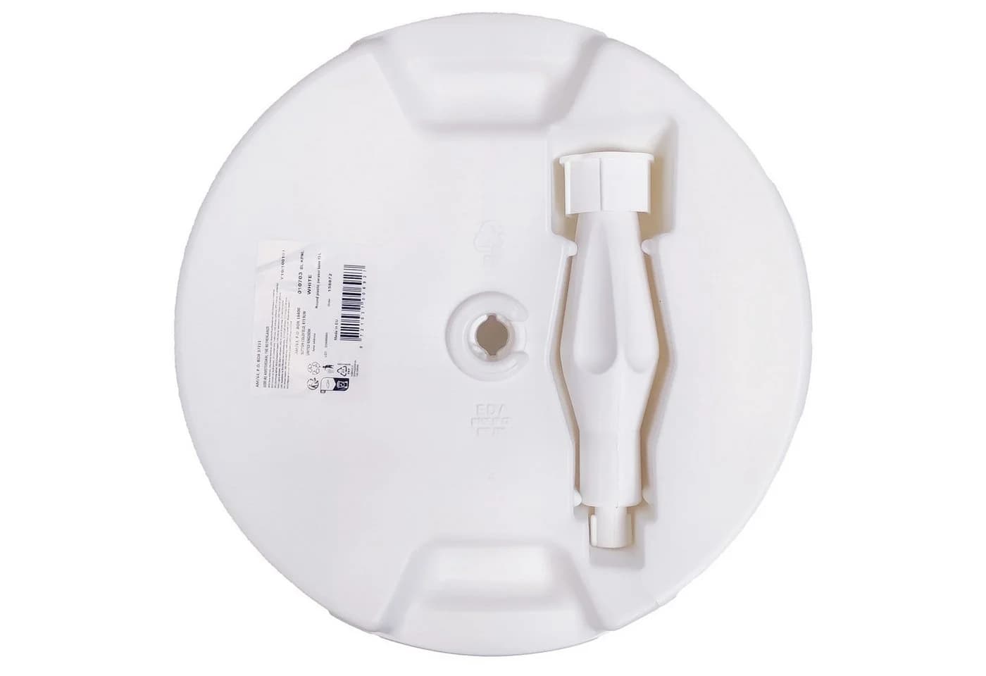 Progarden Kunststoff-Schirmständer 2er Set Weiß Ø 19-32 mm - Bild 5