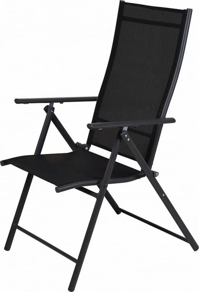 Progarden Klappstuhl 4er Set Anthrazit mit verstellbarer Lehne - Bild 4