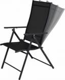 Progarden Klappstuhl 4er Set Anthrazit mit verstellbarer Lehne Bild 5