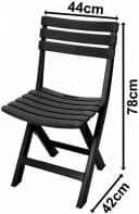 Progarden Sitzgruppe 5-tlg. Anthrazit Kunststoff Rattan Optik Bild 1