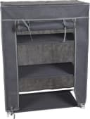 Koopman Campingschrank Schuhregal 2er Set Grau 3 Ebenen Bild 4