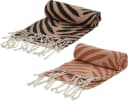 Koopman Hamamtuch Saunatuch Handtuch 170x90 cm Baumwolle 2er Set Bild 2