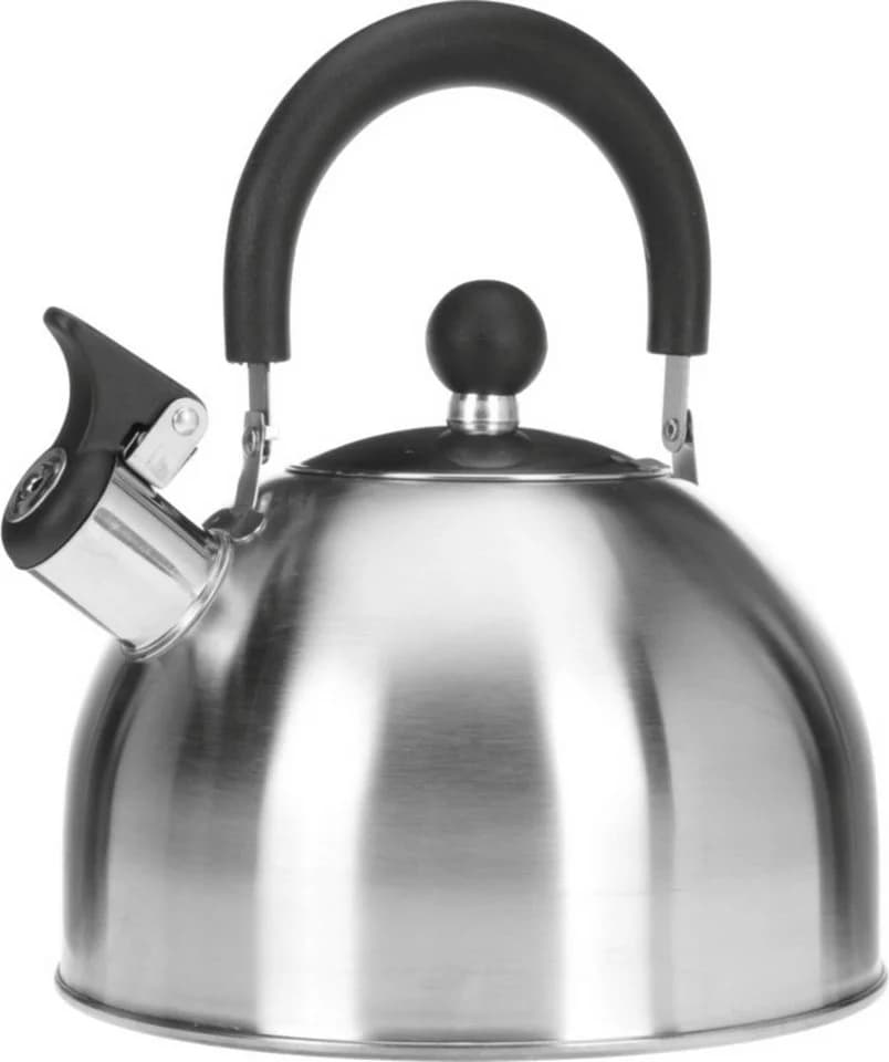 Koopman Wasserkessel 2,5L Edelstahl Pfeifkessel Silber - Bild 2