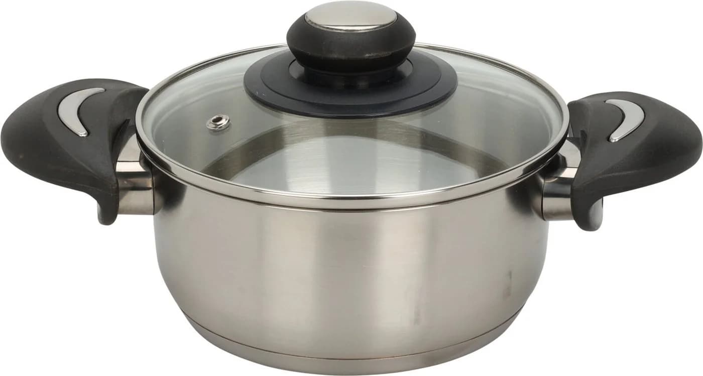 Koopman Kochtopf Edelstahl 1400 ml mit Glasdeckel - Bild 3