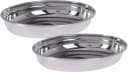 Koopman Oval Edelstahl Servierschale 2er Set Silber Bild 2