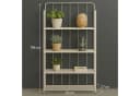 Koopman Blumenständer Beige Metall Klappbar 4 Ebenen Bild 1
