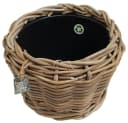 Van der Leeden Rattan Pflanzkorb Indoor Outdoor Braun Schwarz Bild 5