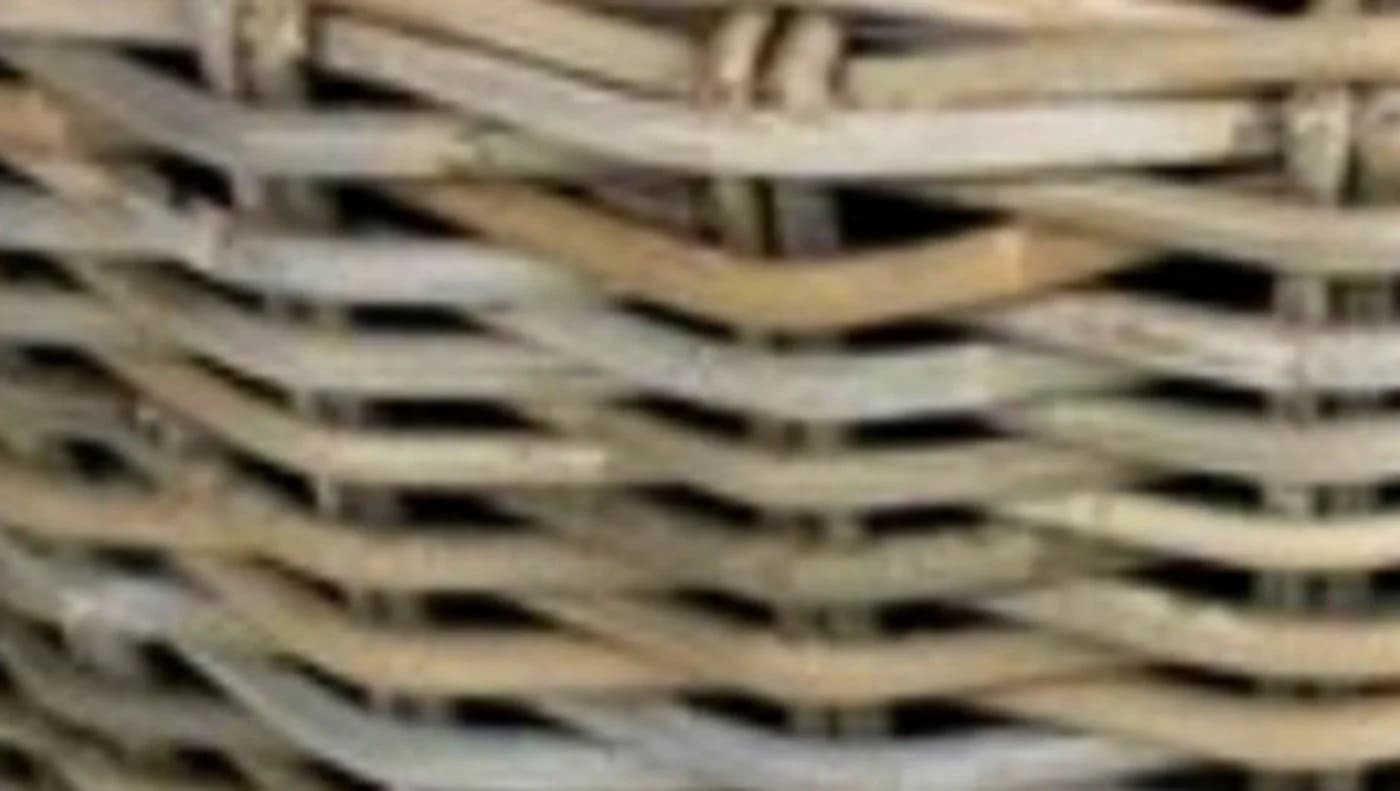 Blumentopf Sylter Korb, Rattan und Kunststoff, Braun und Schwarz - Bild 4