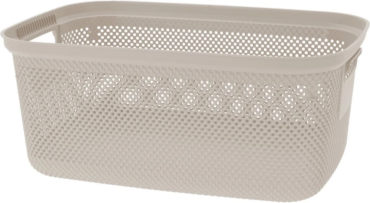 Koopman Wäschekorb 30L Kunststoff 2er Set Beige - Bild 3