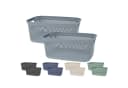 Koopman Wäschekorb 2er Set Dunkelblau 30L Kunststoff Bild 4