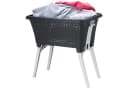 Koopman Wäschekorb 38L Rattan Optik Anthrazit Bild 2