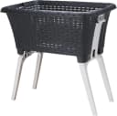 Koopman Wäschekorb 38L Rattan Optik Anthrazit Bild 3