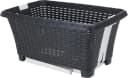 Koopman Wäschekorb 38L Rattan Optik Anthrazit Bild 5