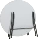 Koopman Stehtisch Set 2-tlg. Weiß/Silber Rund Klappbar Bild 5